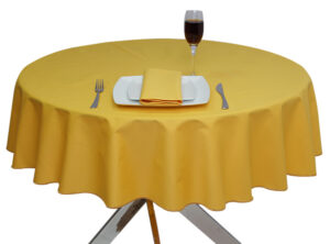 Polycotton Round Tablecloth Sunflower