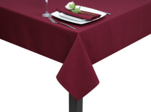 Burgundy Square tablecloth