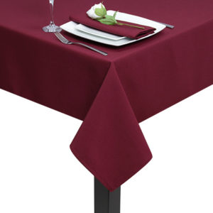 Burgundy Square tablecloth