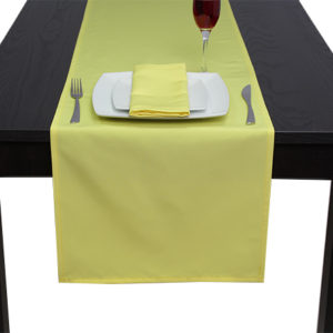 Daffodil Table Runner in Luxury Plain