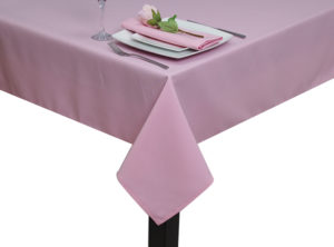Light Pink Square Tablecloth