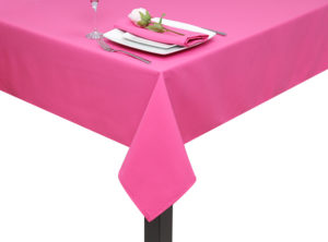 Raspberry Luxury Plain Square/Rectangle Tablecloth