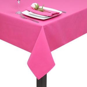 Raspberry Luxury Plain Square/Rectangle Tablecloth