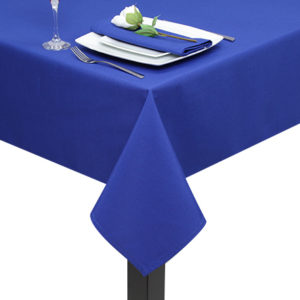 Royal Blue Square Tablecloth