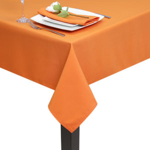 Tango Orange Square Tablecloth