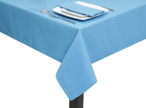 Turquoise Square Tablecloth
