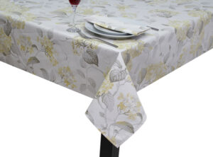 100% Cotton Spring Meadow Square Tablecloth