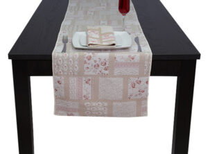 Pink Patchwork Table Runner