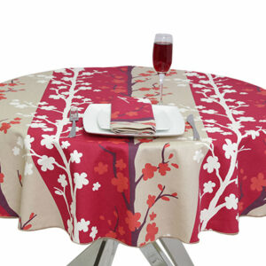 Floral Forest Round Tablecloth