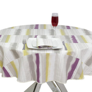 100% Cotton Deck Chair Round Tablecloth