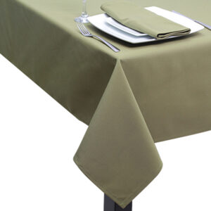 Square Tablecloth Olive Green
