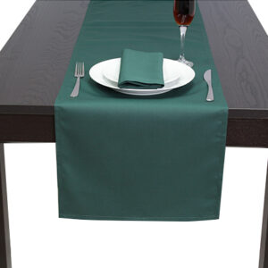 100% Heavy cotton Forest Green Table Runner