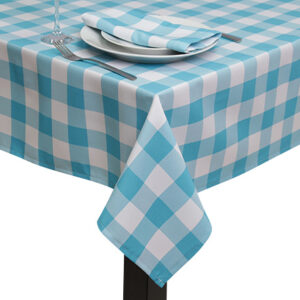 Beautiful Red Gingham Large Square Tablecloth in 6 colours